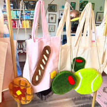 Load image into Gallery viewer, BAGUETTE & BUTTER TOTE BAGS