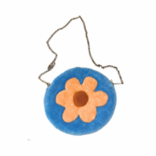 Load image into Gallery viewer, HAND TUFTED FLOWER PURSE
