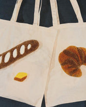 Load image into Gallery viewer, BAGUETTE & BUTTER TOTE BAGS