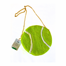 Load image into Gallery viewer, HAND TUFTED TENNIS BALL PURSE