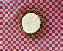 Load image into Gallery viewer, HAND TUFTED CHEESEBURGER COASTERS (PACK OF SEVEN)