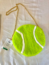 Load image into Gallery viewer, HAND TUFTED TENNIS BALL PURSE