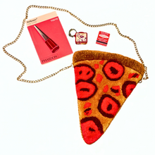 Load image into Gallery viewer, HAND TUFTED PIZZA PURSE