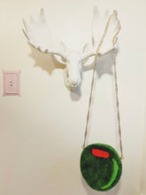 Load image into Gallery viewer, HAND TUFTED OLIVE PURSE