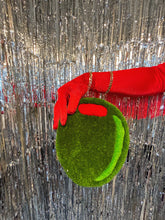 Load image into Gallery viewer, HAND TUFTED OLIVE PURSE