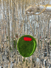 Load image into Gallery viewer, HAND TUFTED OLIVE PURSE