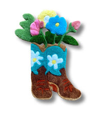 Load image into Gallery viewer, HAND TUFTED COWGIRL BOOT