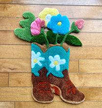 Load image into Gallery viewer, HAND TUFTED COWGIRL BOOT