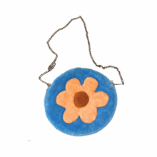 Load image into Gallery viewer, HAND TUFTED FLOWER PURSE
