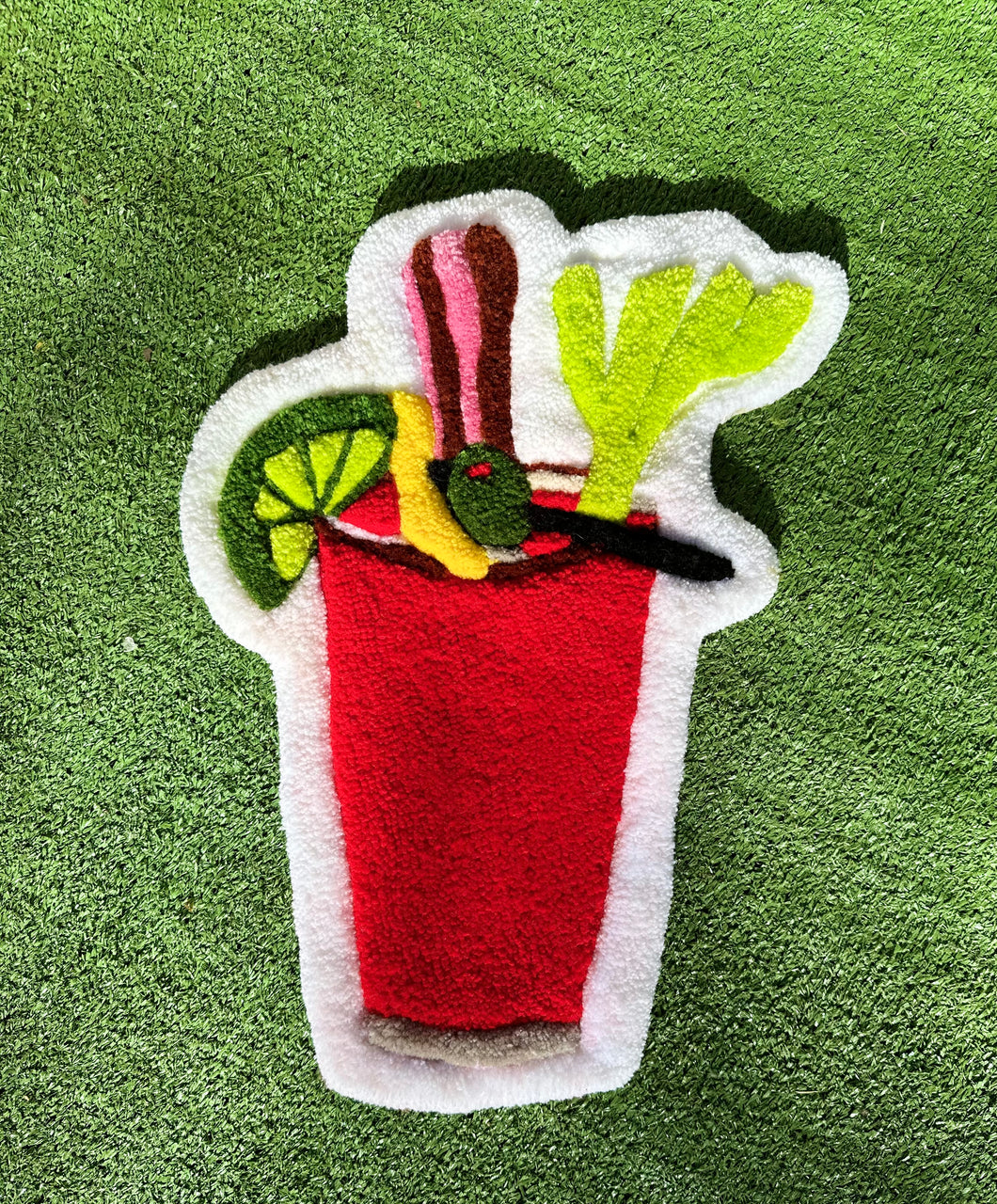 HAND TUFTED BLOODY MARY RUG