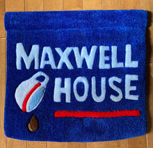 Load image into Gallery viewer, HAND TUFTED MAXWELL HOUSE COFFEE RUG
