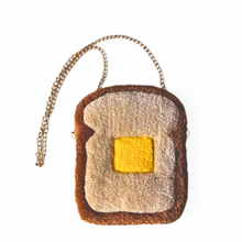 Load image into Gallery viewer, HAND TUFTED BREAD N BUTTER PURSE
