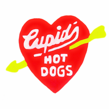 Load image into Gallery viewer, HAND TUFTED CUPID’S HOTDOGS RUG
