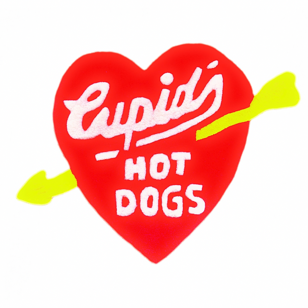 HAND TUFTED CUPID’S HOTDOGS RUG