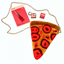 Load image into Gallery viewer, HAND TUFTED PIZZA PURSE
