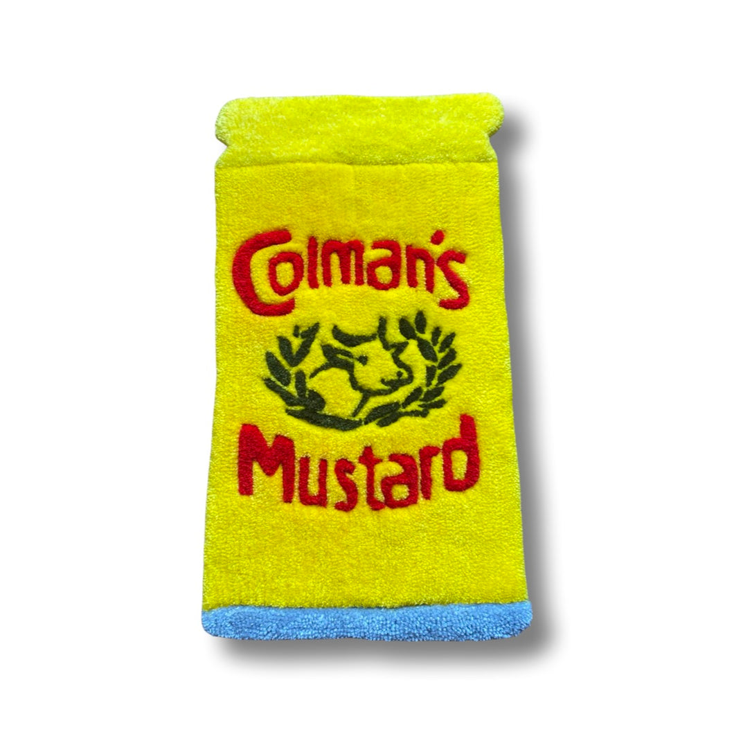 HAND TUFTED COLMAN’S MUSTARD RUG