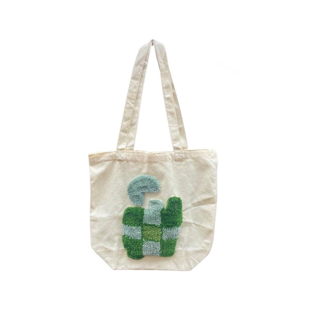 TUFTED TOTE BAG