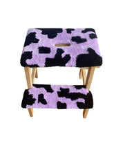 Load image into Gallery viewer, PURPLE COW UTILITY STOOL
