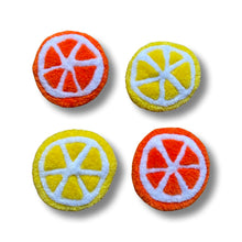 Load image into Gallery viewer, HAND TUFTED CITRUS COASTERS (PACK OF FOUR)
