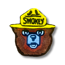 Load image into Gallery viewer, HAND TUFTED SMOKEY THE BEAR RUG
